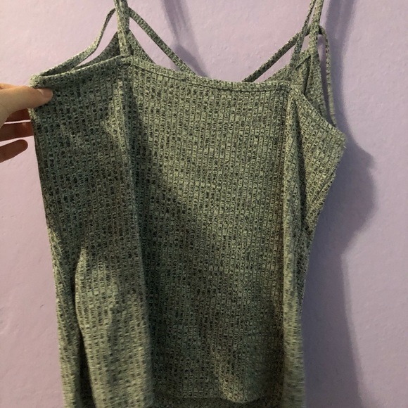Ribbed Light Gray Cami Tank Top - Picture 4 of 4